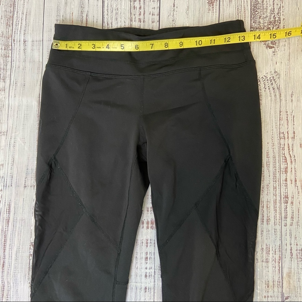 Athleta Sonar Capri with Mesh Cutouts. Size Small.  EUC - Picture 6 of 11